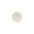 Churchill STONECAST ESPRESSO SAUCER-118mm Ø BARLEY WHITE (x12)