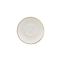 Churchill STONECAST CAPPUCCINO SAUCER-156mm Ø BARLEY WHITE (x12)