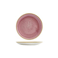 Churchill STONECAST ROUND COUPE PLATE-165mm Ø  PETAL PINK (x12)
