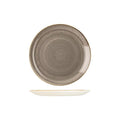 Churchill STONECAST ROUND COUPE PLATE-217mm Ø  PEPPERCORN GREY (x12)