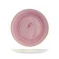 Churchill STONECAST ROUND COUPE PLATE-260mm Ø  PETAL PINK (x12)