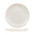 Churchill STONECAST ROUND COUPE PLATE-288mm Ø  BARLEY WHITE (x12)