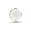 Churchill STONECAST ROUND WALLED PLATE-210mm Ø  BARLEY WHITE (x6)