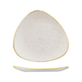 Churchill STONECAST TRIANGULAR PLATE-300mm  BARLEY WHITE (x6)