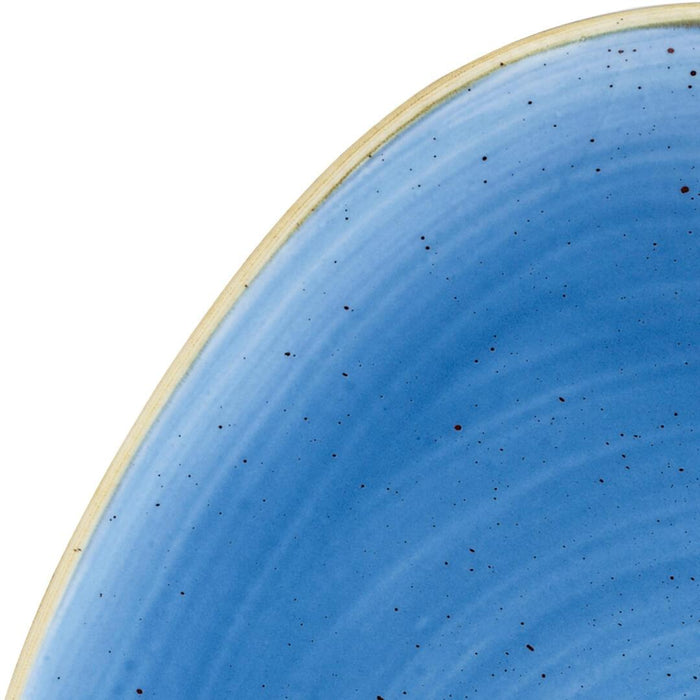 Churchill STONECAST TRIANGULAR PLATE-300mm  CORNFLOWER BLUE (x6)