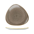 Churchill STONECAST TRIANGULAR PLATE-300mm  PEPPERCORN GREY (x6)