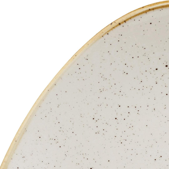 Churchill STONECAST TRIANGULAR PLATE-300mm  BARLEY WHITE (x6)