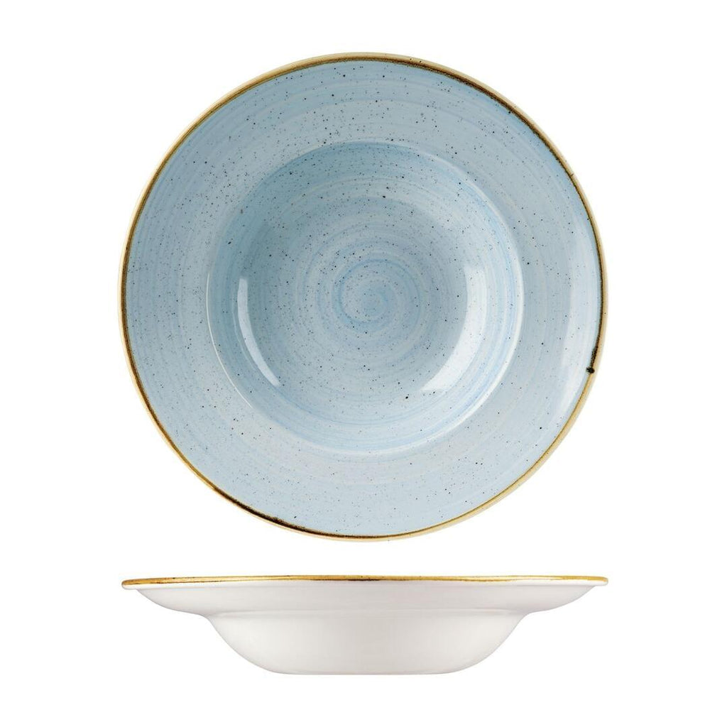 Churchill STONECAST WIDE RIM BOWL-280mm Ø  DUCK EGG (x12)