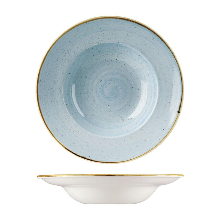 Churchill STONECAST WIDE RIM BOWL-280mm Ø  DUCK EGG (x12)