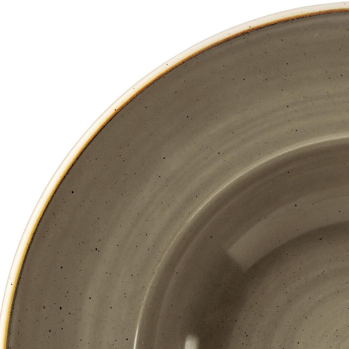Churchill STONECAST WIDE RIM BOWL-280mm Ø  PEPPERCORN GREY (x12)