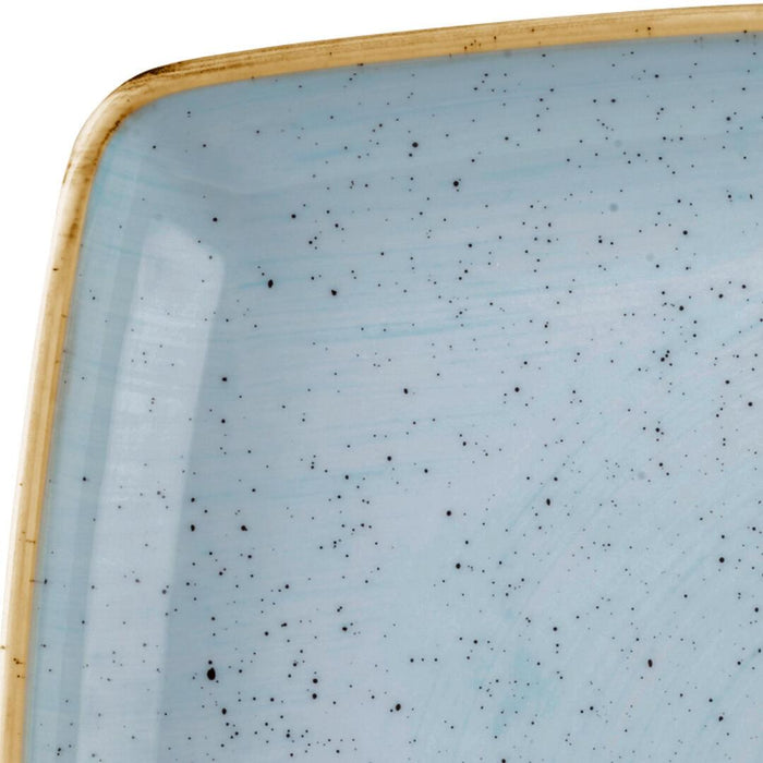Churchill STONECAST SQUARE DEEP PLATE-268x268mm  DUCK EGG (x6)