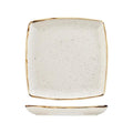 Churchill STONECAST SQUARE DEEP PLATE-268x268mm  BARLEY WHITE (x6)