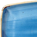Churchill STONECAST OBLONG PLATE-350x185mm  CORNFLOWER BLUE (x6)