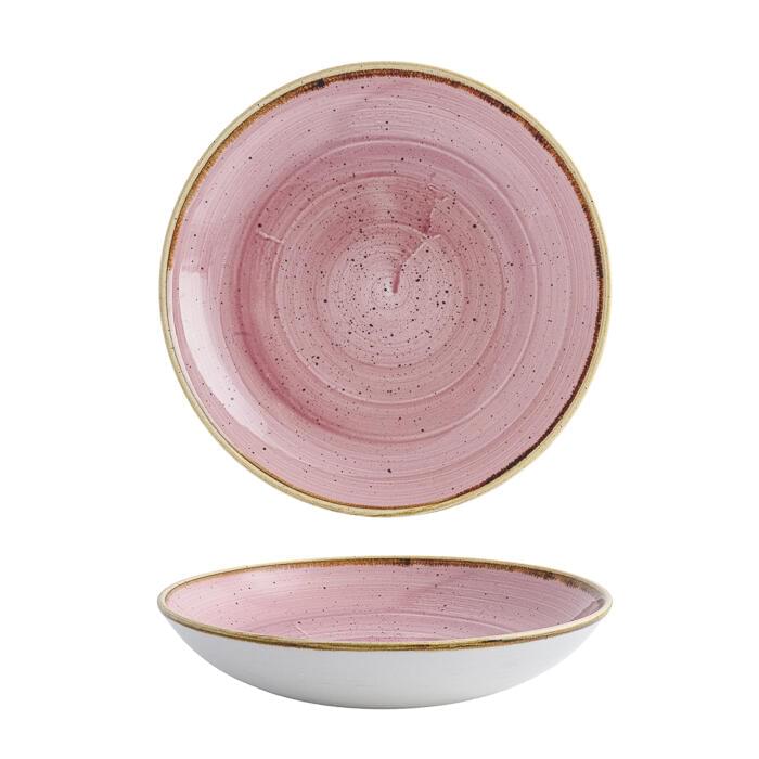 Churchill STONECAST ROUND COUPE BOWL-248mm Ø | 1136ml  PETAL PINK (x12)