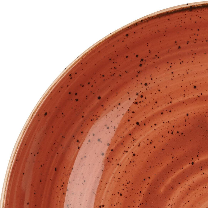 Churchill STONECAST ROUND COUPE BOWL-310mm Ø | 2400ml  SPICED ORANGE (x6)