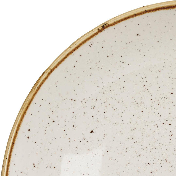 Churchill STONECAST ROUND COUPE BOWL-310mm Ø | 2400ml  BARLEY WHITE (x6)