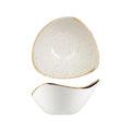 Churchill STONECAST TRIANGULAR BOWL-153mm | 260ml BARLEY WHITE (x12)