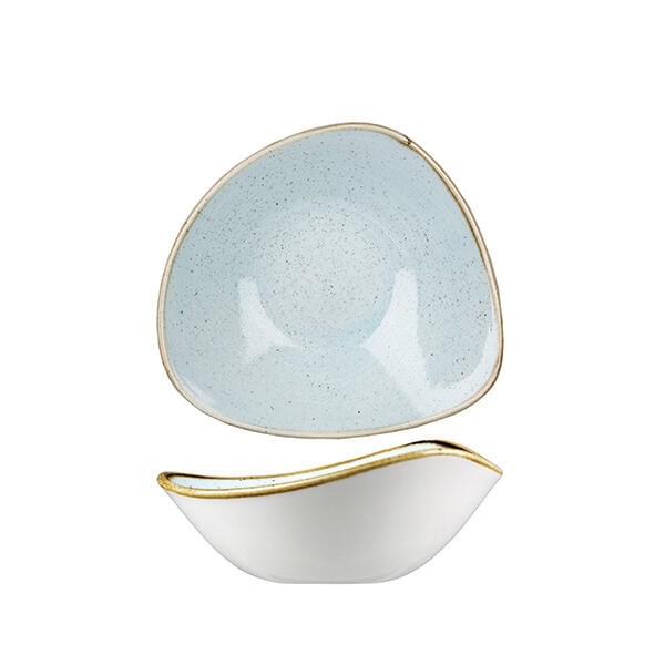 Churchill STONECAST TRIANGULAR BOWL-185mm | 370ml DUCK EGG (x12)