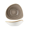 Churchill STONECAST TRIANGULAR BOWL-230mm | 600ml PEPPERCORN GREY (x12)