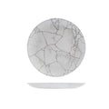 Churchill STUDIO PRINTS KINTSUGI ROUND COUPE PLATE-217mm Ø AGATE GREY (x12)