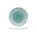 Churchill STUDIO PRINTS RAKU ROUND COUPE PLATE-217mm Ø JADE GREEN (x12)