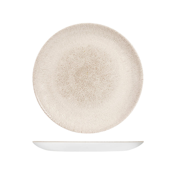 Churchill STUDIO PRINTS RAKU ROUND COUPE PLATE-260mm Ø AGATE GREY (x12)