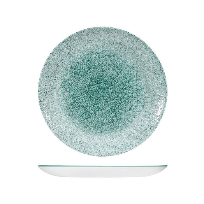 Churchill STUDIO PRINTS KINTSUGI ROUND COUPE PLATE-260mm Ø AGATE GREY (x12)