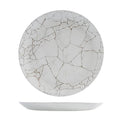 Churchill STUDIO PRINTS KINTSUGI ROUND COUPE PLATE-288mm Ø AGATE GREY (x12)