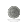 Churchill STUDIO PRINTS RAKU ROUND COUPE BOWL-182mm Ø | 426ml  QUARTZ BLACK (x12)