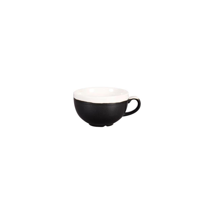 Churchill MONOCHROME CAPPUCCINO CUP-227ml BLACK (x12)