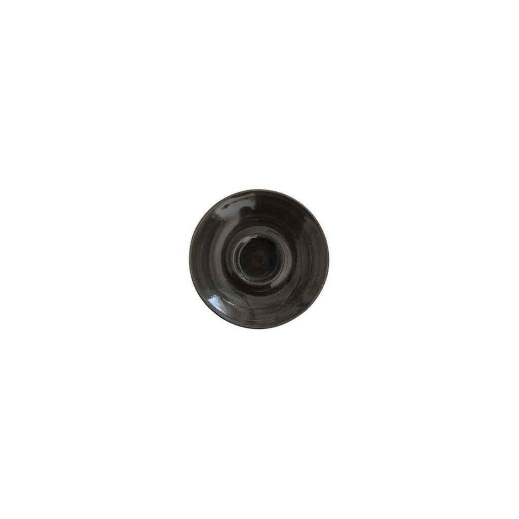Churchill MONOCHROME CAPPUCCINO SAUCER-156mm Ø BLACK (x12)