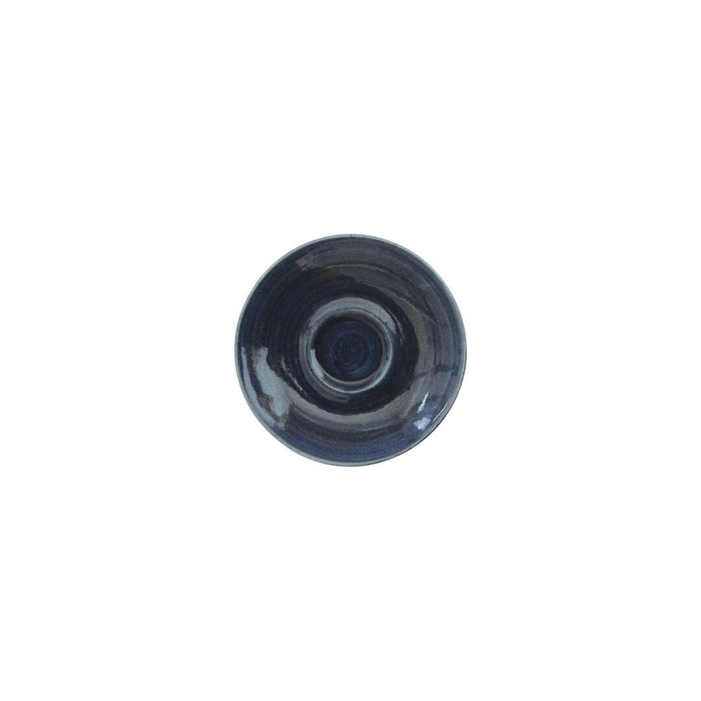 Churchill MONOCHROME CAPPUCCINO SAUCER-156mm Ø BLUE (x12)