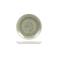 Churchill PATINA ROUND COUPE PLATE-165mm Ø BURNISHED GREEN (x12)