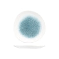 Churchill STONECAST TRACE ORGANIC ROUND PLATE-210mm Ø TOPAZ BLUE (x12)
