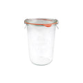 Weck COMPLETE GLASS JAR W/LID 850ml 100x147mm (743) (Box of 6)