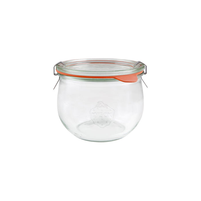 Weck Complete Tulip Jar with Lid 100x85mm / 580mlm(744) [Box of 6]