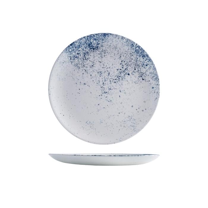 Churchill VELLUM ROUND COUPE PLATE-217mm Ø HAZE (x12)