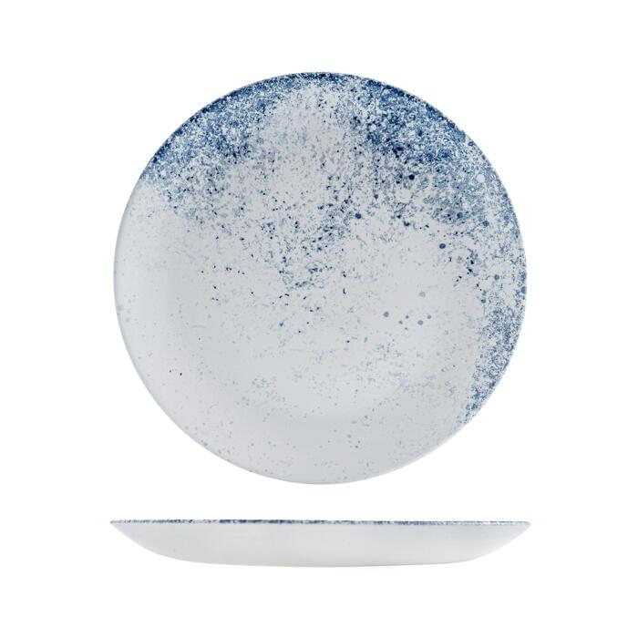 Churchill VELLUM ROUND COUPE PLATE-260mm Ø HAZE (x12)
