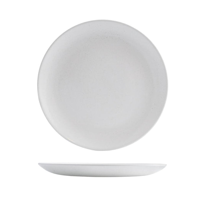 Churchill VELLUM ROUND COUPE PLATE-260mm Ø SATIN WHITE (x12)