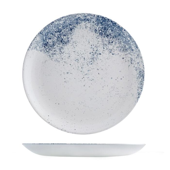 Churchill VELLUM ROUND COUPE PLATE-288mm Ø HAZE (x12)
