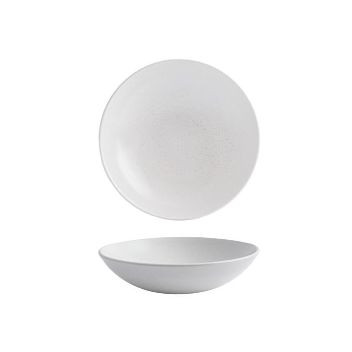 Churchill VELLUM ROUND COUPE BOWL-182mm Ø | 426ml  SATIN WHITE (x12)