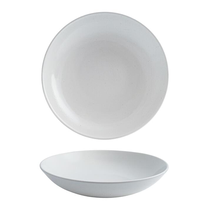 Churchill VELLUM ROUND COUPE BOWL-248mm Ø | 1136ml  SATIN WHITE (x12)
