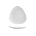 Churchill VELLUM TRIANGULAR PLATE-192mm SATIN WHITE (x12)