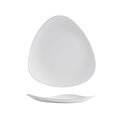 Churchill VELLUM TRIANGULAR PLATE-229mm  SATIN WHITE (x12)