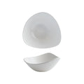 Churchill VELLUM TRIANGULAR BOWL-185mm | 370ml SATIN WHITE (x12)