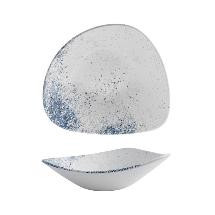 Churchill VELLUM TRIANGULAR BOWL-230mm | 600ml HAZE (x12)