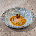 Bonna  LUCA MOSAIC ROUND COUPE PLATE 320mm (S-MT-LUCMZGRM32PZ (X6)