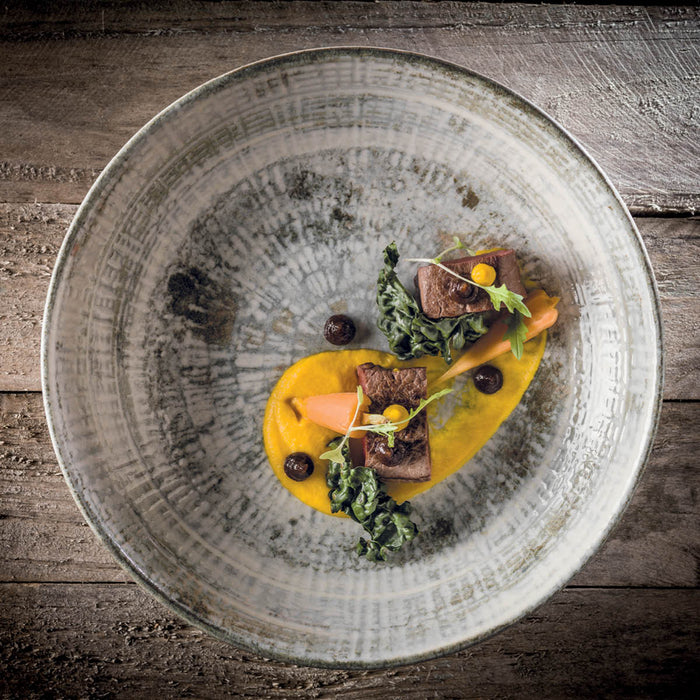 Bonna  ODETTE OLIVE ROUND PLATTER 320mm (ODTOLGRM32PZ) (X6)