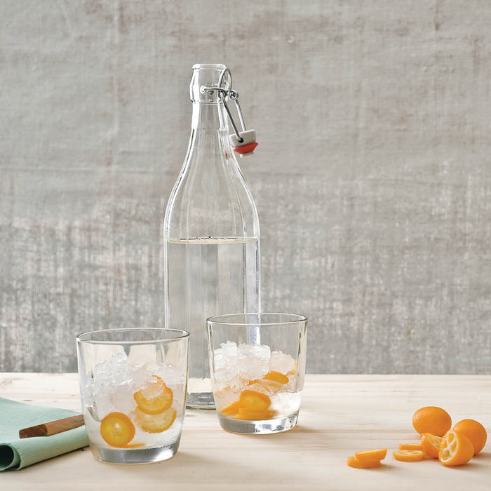 Bormioli Rocco OXFORD-BOTTLE 1.0lt W/TOP CLEAR (321990) (x1)