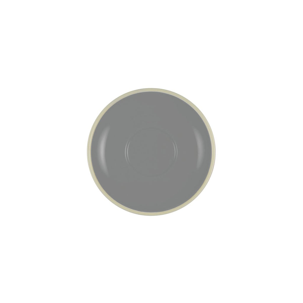 Brew -FRENCH GREY/WHITE ESPRESSO SAUCER TO SUIT BW0500 (Set of 6)